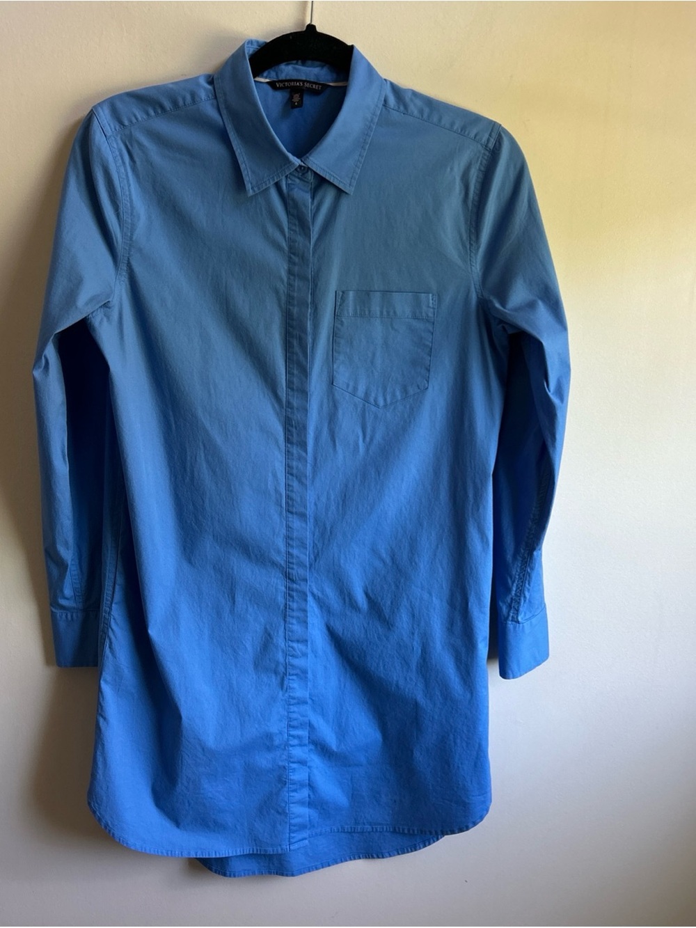 Victoria's Secret Blue women's Casual Button-Down Shirt Tunic